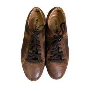Trask Men’s Brown Genuine Leather Lace Up Fashion Sneakers- Size‎ 8